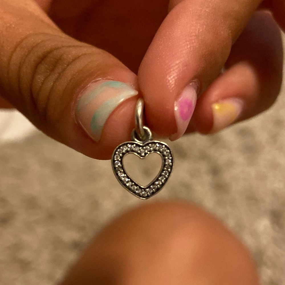 Heart Pandora charm